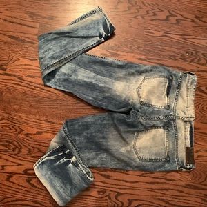 vintage acid washed jeans
